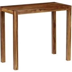 ASUPERMALL Table De Bar Bois De Sesham Massif 118 X 60 X 107 Cm 9 ASUPERMALL Table De Bar Bois De Sesham Massif 118 X 60 X 107 Cm -Table haute et bar Soldes 23185959 3