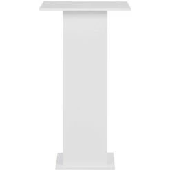 Topdeal Table De Bar Blanc 60x60x110 Cm -Table haute et bar Soldes 23202990 4