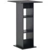 Topdeal Table De Bar Noir 60x60x110 Cm 1 Topdeal Table De Bar Noir 60x60x110 Cm -Table haute et bar Soldes 23203000 1