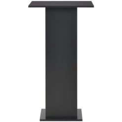 Topdeal Table De Bar Noir 60x60x110 Cm -Table haute et bar Soldes 23203000 4