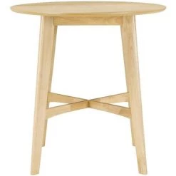 RENDEZ VOUS DéCO Table De Bar Ronde ∅90 Cm Noto En Bois Clair - Bois Clair -Table haute et bar Soldes 23620168 5