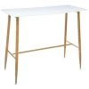 Table Haute Blanche Roka Atmosphera - Blanc - Naturel Et Blanc -Table haute et bar Soldes 24302892 1