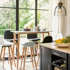 Table Haute Blanche Roka Atmosphera - Blanc - Naturel Et Blanc -Table haute et bar Soldes 24302892 4