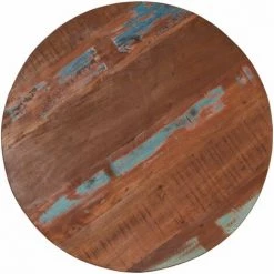 ASUPERMALL Table De Bar Bois De Recuperation Massif 75 X (76-110) Cm 11 ASUPERMALL Table De Bar Bois De Recuperation Massif 75 X (76-110) Cm -Table haute et bar Soldes 24392233 5