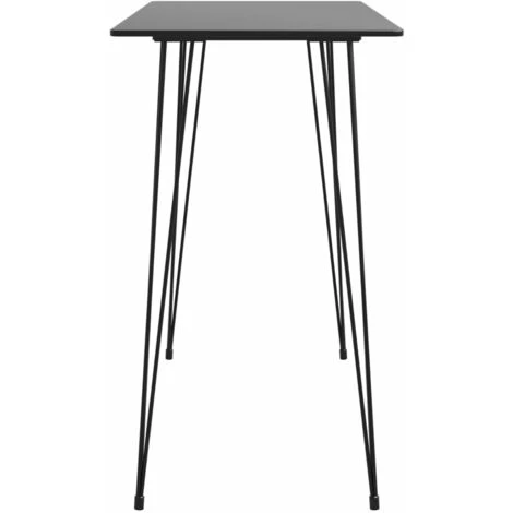 ASUPERMALL Table De Bar Noir 120x60x96 Cm 5 ASUPERMALL Table De Bar Noir 120x60x96 Cm – Image 3