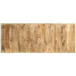 Table De Bar Bois De Manguier Brut 180x70x107 Cm VidaXL - Brun -Table haute et bar Soldes 24880740 4