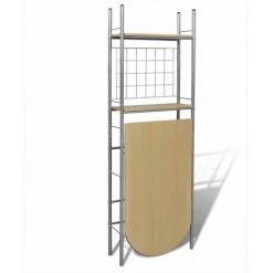 HOMMOO Jeu De Bar Petit-dejeuner Pliable Avec 2 Chaises HDV08499 -Table haute et bar Soldes 25010345 2