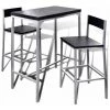 Hommoo Ensemble De Bar A Petit-dejeuner HDV08762 -Table haute et bar Soldes 25010981 1