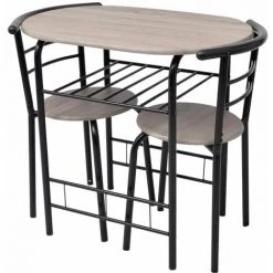 Hommoo Ensemble De Meuble Pour Salle A Manger MDF HDV09584
