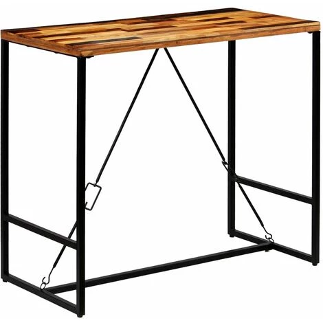 Hommoo Table De Bar Bois Recycle Solide 120 X 60 X 106 Cm HDV12223 6 Hommoo Table De Bar Bois Recycle Solide 120 X 60 X 106 Cm HDV12223 – Image 4