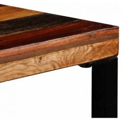 Hommoo Table De Bar Bois Recycle Solide 120 X 60 X 106 Cm HDV12223 11 Hommoo Table De Bar Bois Recycle Solide 120 X 60 X 106 Cm HDV12223 -Table haute et bar Soldes 25069293 5
