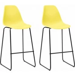 Hommoo Ensemble De Bar 3 Pcs Plastique Jaune HDV21880 11 Hommoo Ensemble De Bar 3 Pcs Plastique Jaune HDV21880 -Table haute et bar Soldes 25086478 5