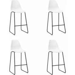Hommoo Ensemble De Bar 5 Pcs Plastique Blanc HDV21963 11 Hommoo Ensemble De Bar 5 Pcs Plastique Blanc HDV21963 -Table haute et bar Soldes 25086899 5