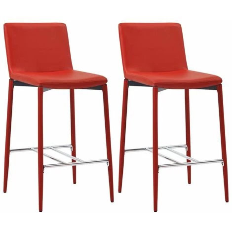 Hommoo Ensemble De Bar 3 Pcs Similicuir Rouge HDV21983 7 Hommoo Ensemble De Bar 3 Pcs Similicuir Rouge HDV21983 – Image 5