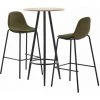 Hommoo Ensemble De Bar 3 Pcs Tissu Marron HDV21999 2 Hommoo Ensemble De Bar 3 Pcs Tissu Marron HDV21999 -Table haute et bar Soldes 25087169 1