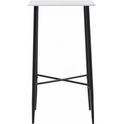 Hommoo Ensemble De Bar 3 Pcs Similicuir Orange HDV22151 -Table haute et bar Soldes 25087724 3