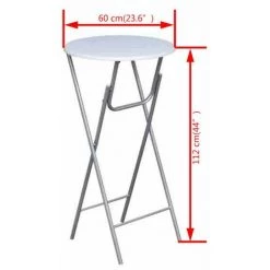 Hommoo Table De Bar 4 Pcs Avec Dessus De Table En MDF Blanc HDV30952 11 Hommoo Table De Bar 4 Pcs Avec Dessus De Table En MDF Blanc HDV30952 -Table haute et bar Soldes 25143949 5