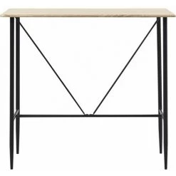 Hommoo Ensemble De Bar 5 Pcs Tissu Marron HDV33096 9 Hommoo Ensemble De Bar 5 Pcs Tissu Marron HDV33096 -Table haute et bar Soldes 25242796 3