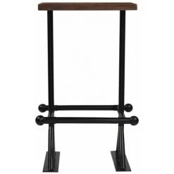 Hommoo Table De Bar Bois De Recuperation Massif Marron 60x60x107 Cm HDV11371 9 Hommoo Table De Bar Bois De Recuperation Massif Marron 60x60x107 Cm HDV11371 -Table haute et bar Soldes 25321991 3