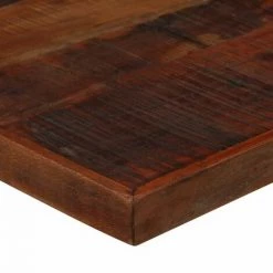 Hommoo Table De Bar Bois De Recuperation Massif Marron 60x60x107 Cm HDV11371 10 Hommoo Table De Bar Bois De Recuperation Massif Marron 60x60x107 Cm HDV11371 -Table haute et bar Soldes 25321991 4