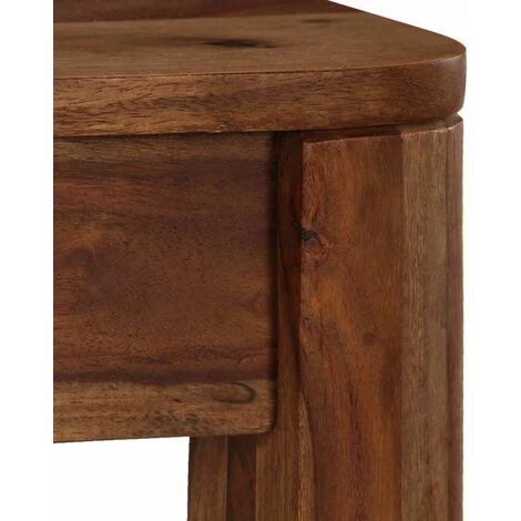 Hommoo Table De Bar Bois De Sesham Massif 60 X 60 X 107 Cm HDV12192 7 Hommoo Table De Bar Bois De Sesham Massif 60 X 60 X 107 Cm HDV12192 – Image 5