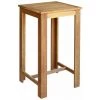 Hommoo Table De Bar Bois D'acacia Solide 60 X 60 X 105 Cm HDV12588 1 Hommoo Table De Bar Bois D'acacia Solide 60 X 60 X 105 Cm HDV12588 -Table haute et bar Soldes 25322364 1