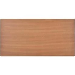 Hommoo Table A Diner Marron 120x60x73 Cm Contreplaque Solide Et Acier HDV22236 10 Hommoo Table A Diner Marron 120x60x73 Cm Contreplaque Solide Et Acier HDV22236 -Table haute et bar Soldes 25323160 4