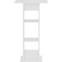 Hommoo Table De Bar Blanc 60x60x110 Cm HDV22356 -Table haute et bar Soldes 25323173 3