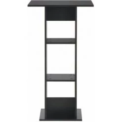 Hommoo Table De Bar Noir 60x60x110 Cm HDV22357 9 Hommoo Table De Bar Noir 60x60x110 Cm HDV22357 -Table haute et bar Soldes 25323189 3