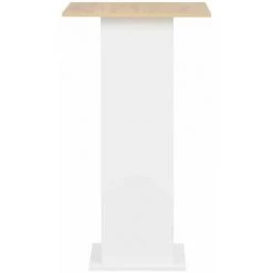 Hommoo Table De Bar Blanc 60x60x110 Cm HDV22360 -Table haute et bar Soldes 25323232 4
