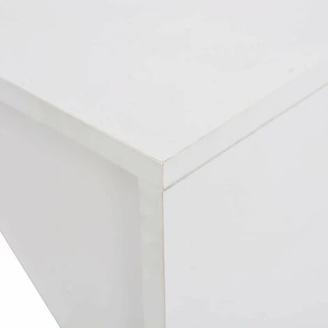 Hommoo Table De Bar Avec Armoire Blanc 115 X 59 X 200 Cm HDV22378 7 Hommoo Table De Bar Avec Armoire Blanc 115 X 59 X 200 Cm HDV22378 – Image 5
