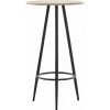 Hommoo Table De Bar Chene 60 X 107,5 Cm MDF HDV23142 -Table haute et bar Soldes 25323524 1