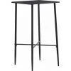 Hommoo Table De Bar Noir 60x60x111 Cm MDF HDV23146 1 Hommoo Table De Bar Noir 60x60x111 Cm MDF HDV23146 -Table haute et bar Soldes 25323542 1