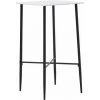 Hommoo Table De Bar Blanc 60 X 60 X 111 Cm MDF HDV23147 -Table haute et bar Soldes 25323548 1
