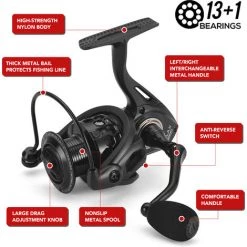 LIZARD 13 + 1 Roulements A Billes Moulinet 1000 Serie Legere Creux Carpe Moulinet 10 LIZARD 13 + 1 Roulements A Billes Moulinet 1000 Serie Legere Creux Carpe Moulinet -Table haute et bar Soldes 25805833 4