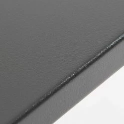 OVIALA Palavas - Table Haute à Manger En Métal Gris - Gris -Table haute et bar Soldes 25994754 4