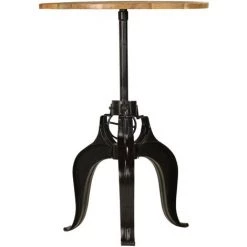 TRUE DEAL Meuble De Bar 5 Pcs Bois Massif De Manguier -Table haute et bar Soldes 26221485 3