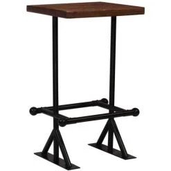 TRUE DEAL Mobilier De Bar 3 Pcs Bois De Récupération Massif 8 TRUE DEAL Mobilier De Bar 3 Pcs Bois De Récupération Massif -Table haute et bar Soldes 26221602 2