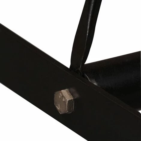 TRUE DEAL Ensemble De Bar 7 Pcs Bois D'acacia Massif Et Cuir Véritable 7 TRUE DEAL Ensemble De Bar 7 Pcs Bois D'acacia Massif Et Cuir Véritable – Image 5