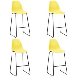 TRUE DEAL Ensemble De Bar 5 Pcs Plastique Jaune 11 TRUE DEAL Ensemble De Bar 5 Pcs Plastique Jaune -Table haute et bar Soldes 26269086 5