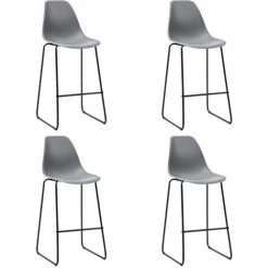 TRUE DEAL Ensemble De Bar 5 Pcs Plastique Gris 11 TRUE DEAL Ensemble De Bar 5 Pcs Plastique Gris -Table haute et bar Soldes 26269131 5