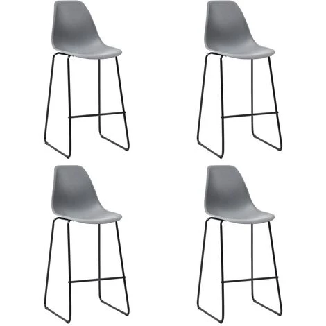 TRUE DEAL Ensemble De Bar 5 Pcs Plastique Gris 7 TRUE DEAL Ensemble De Bar 5 Pcs Plastique Gris – Image 5