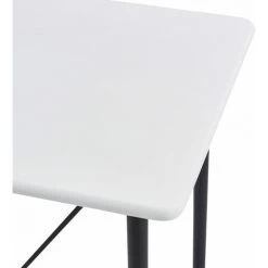 TRUE DEAL Ensemble De Bar 5 Pcs Plastique Blanc -Table haute et bar Soldes 26269197 5