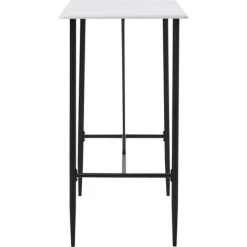 TRUE DEAL Ensemble De Bar 5 Pcs Plastique Noir -Table haute et bar Soldes 26269198 4