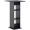 TRUE DEAL Table De Bar Noir 60x60x110 Cm -Table haute et bar Soldes 26269509 1