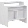 TRUE DEAL Table De Bar Avec 2 Dessus De Table Blanc 130 X 40 X 120 Cm 2 TRUE DEAL Table De Bar Avec 2 Dessus De Table Blanc 130 X 40 X 120 Cm -Table haute et bar Soldes 26269539 1