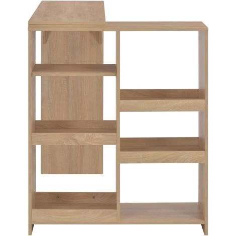 TRUE DEAL Table De Bar Avec Tablette Amovible Chêne 138 X 40 X 120 Cm 6 TRUE DEAL Table De Bar Avec Tablette Amovible Chêne 138 X 40 X 120 Cm â Image 4