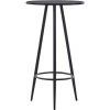 TRUE DEAL Table De Bar Noir 60x107,5 Cm MDF -Table haute et bar Soldes 26270901 1
