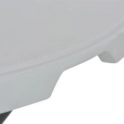 TRUE DEAL Table De Bar Pliante Blanc 80 X 110 Cm PEHD -Table haute et bar Soldes 26366815 5