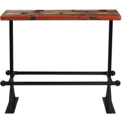 TRUE DEAL Mobilier De Bar 5 Pcs Bois De Récupération Massif Multicolore 9 TRUE DEAL Mobilier De Bar 5 Pcs Bois De Récupération Massif Multicolore -Table haute et bar Soldes 26660685 3